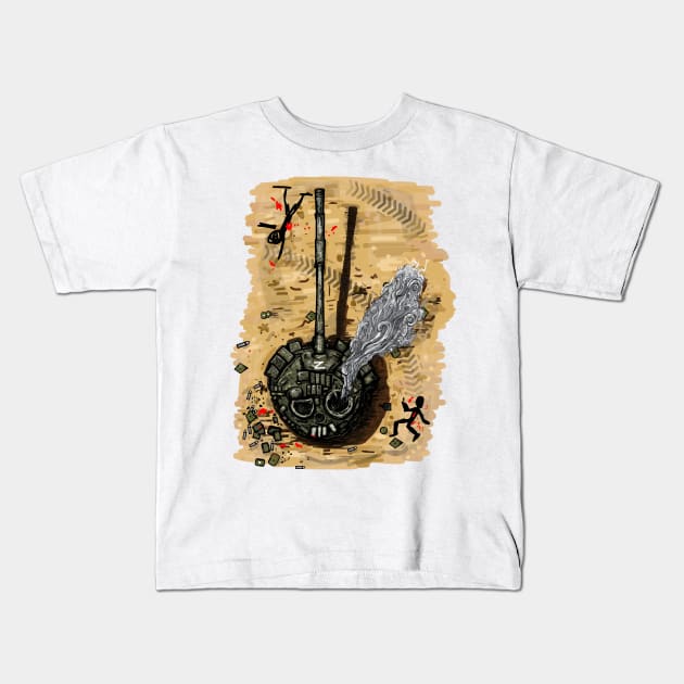 War in Ukraine Kids T-Shirt by ComPix